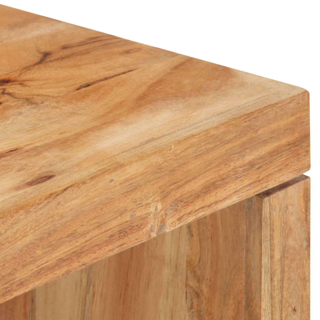 Ensemble de 2 tables basses Bois d'acacia massif - XIOS