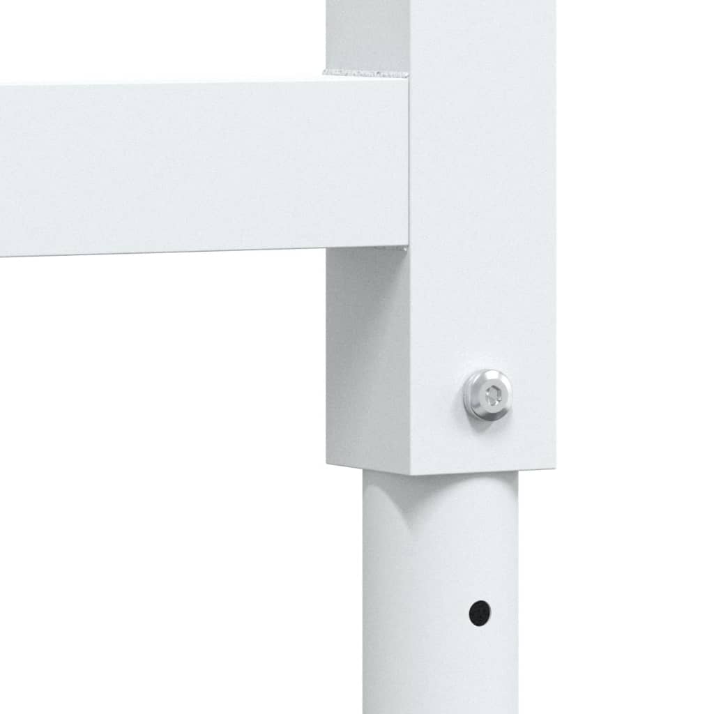 Cadres d'établi réglables 2 pcs Métal 55x(69-95,5) cm Gris - XIOS