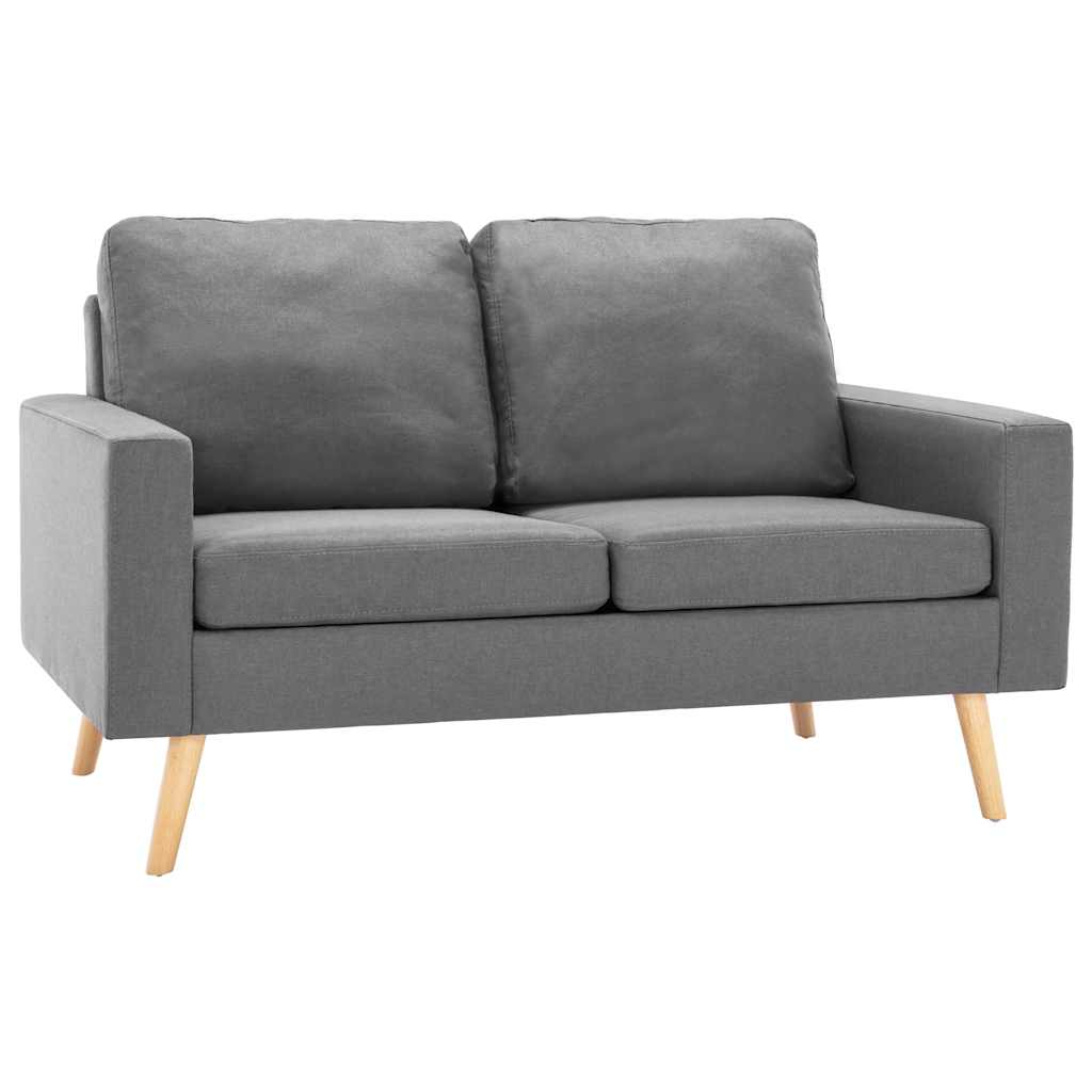 Ensemble de canapés 2 pcs Tissu Gris clair - XIOS
