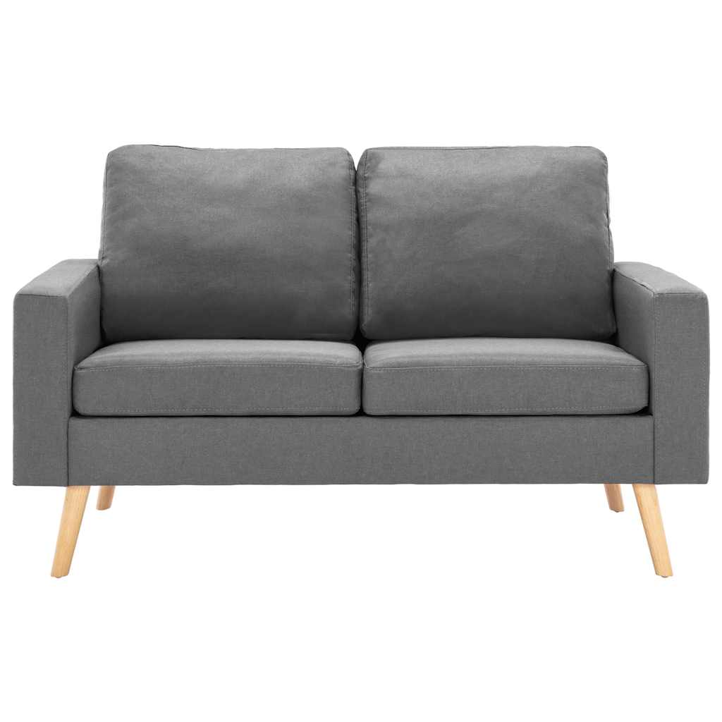 Ensemble de canapés 2 pcs Tissu Gris clair - XIOS