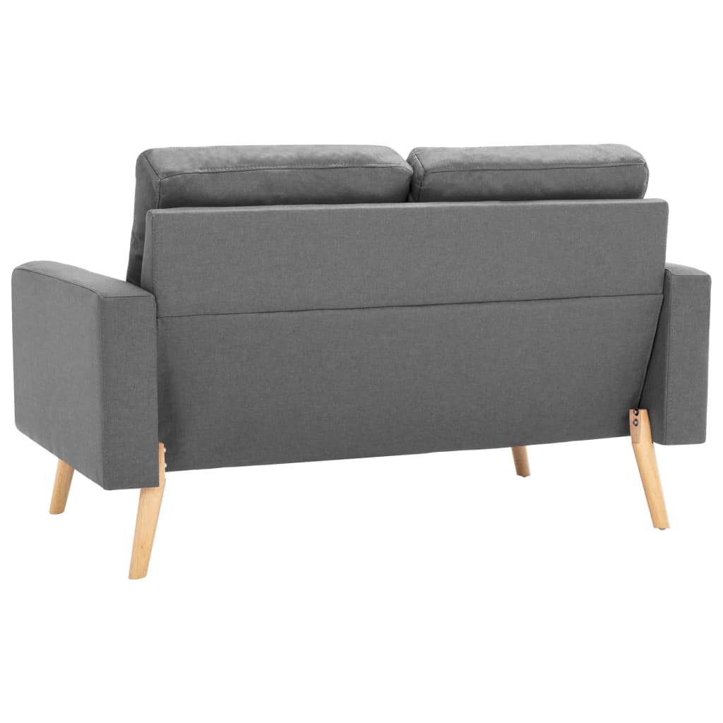 Ensemble de canapés 2 pcs Tissu Gris clair - XIOS