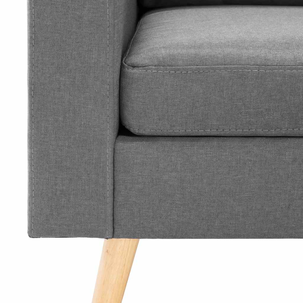 Ensemble de canapés 2 pcs Tissu Gris clair - XIOS