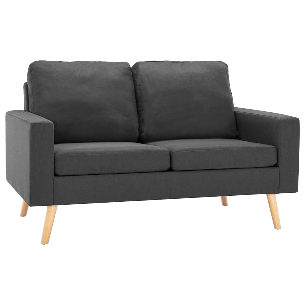 Ensemble de canapés 2 pcs Tissu Gris foncé - XIOS