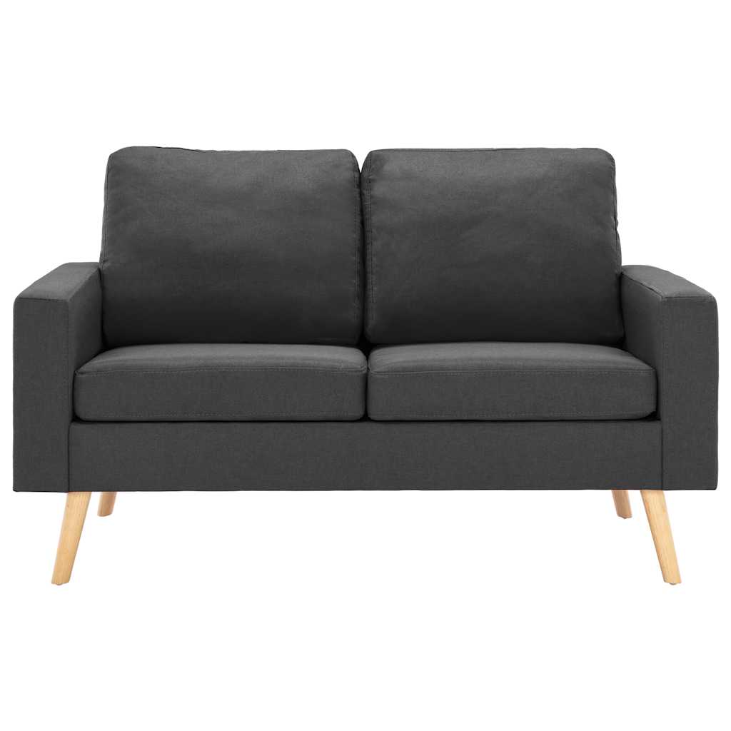 Ensemble de canapés 2 pcs Tissu Gris foncé - XIOS