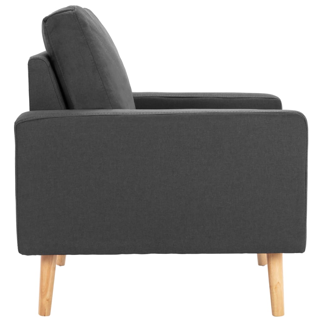 Ensemble de canapés 2 pcs Tissu Gris foncé - XIOS