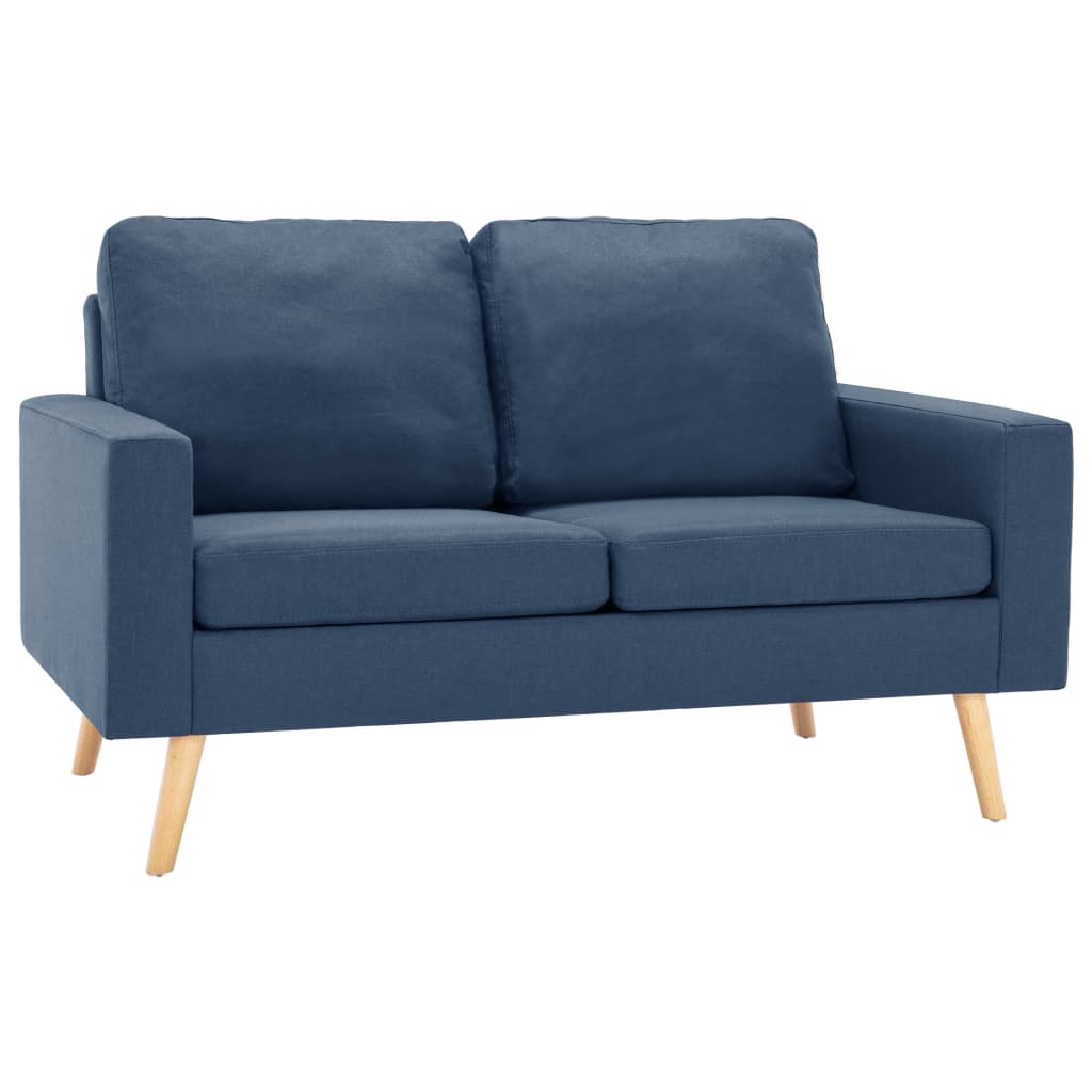 Ensemble de canapé 2 pcs Tissu Bleu - XIOS
