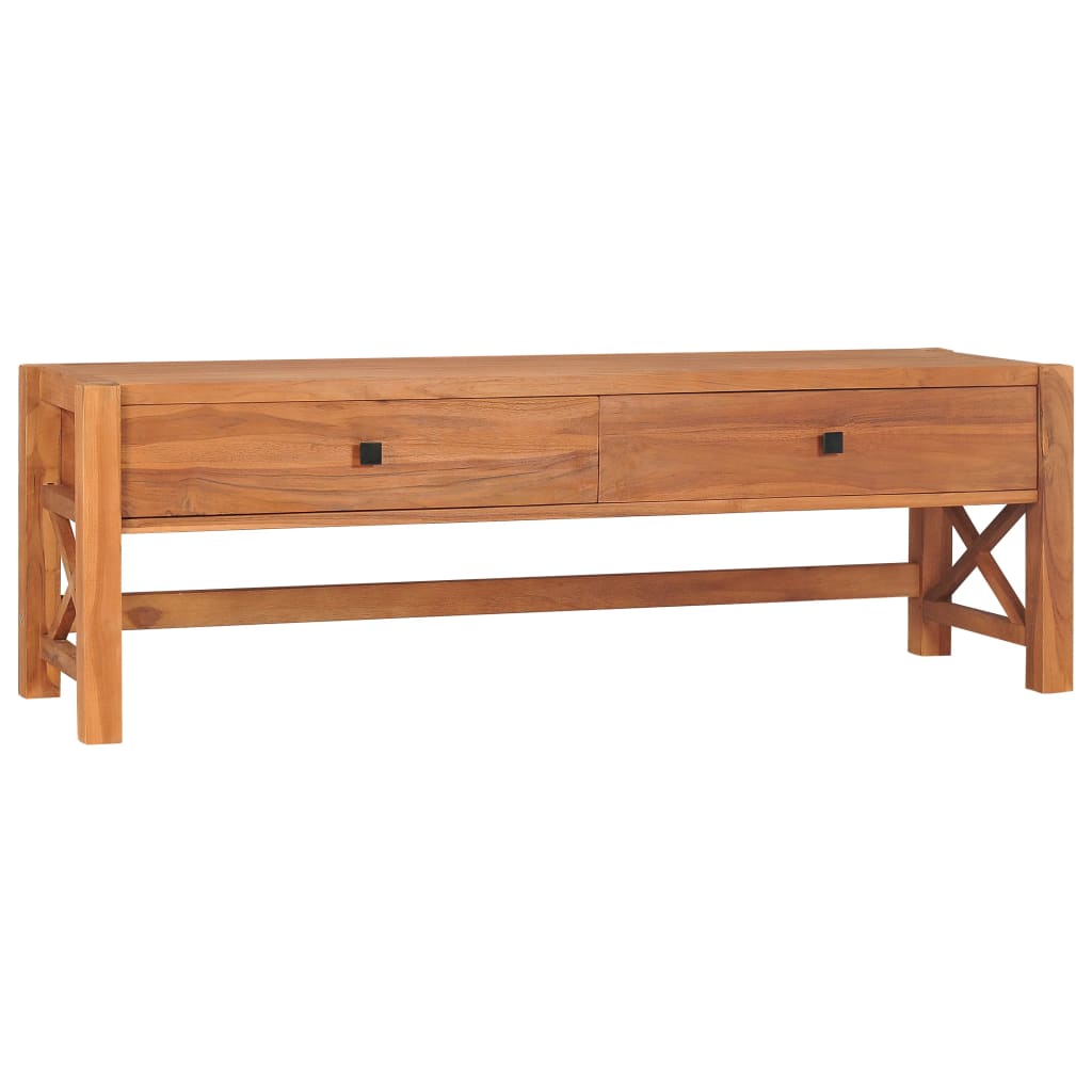 Meuble TV 140x40x45 cm Bois de teck - XIOS