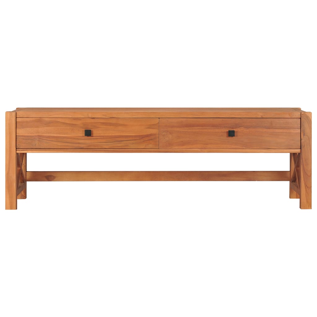 Meuble TV 140x40x45 cm Bois de teck - XIOS