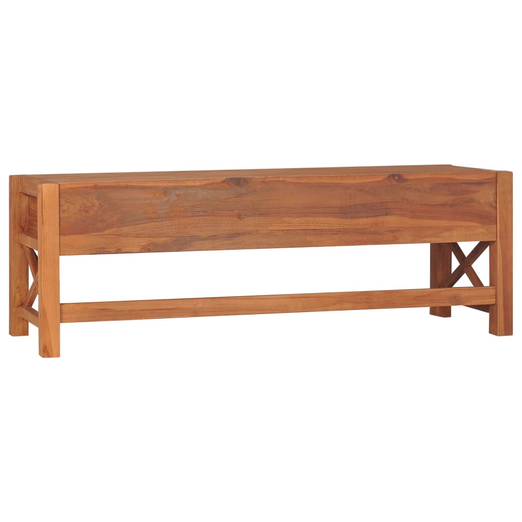 Meuble TV 140x40x45 cm Bois de teck - XIOS