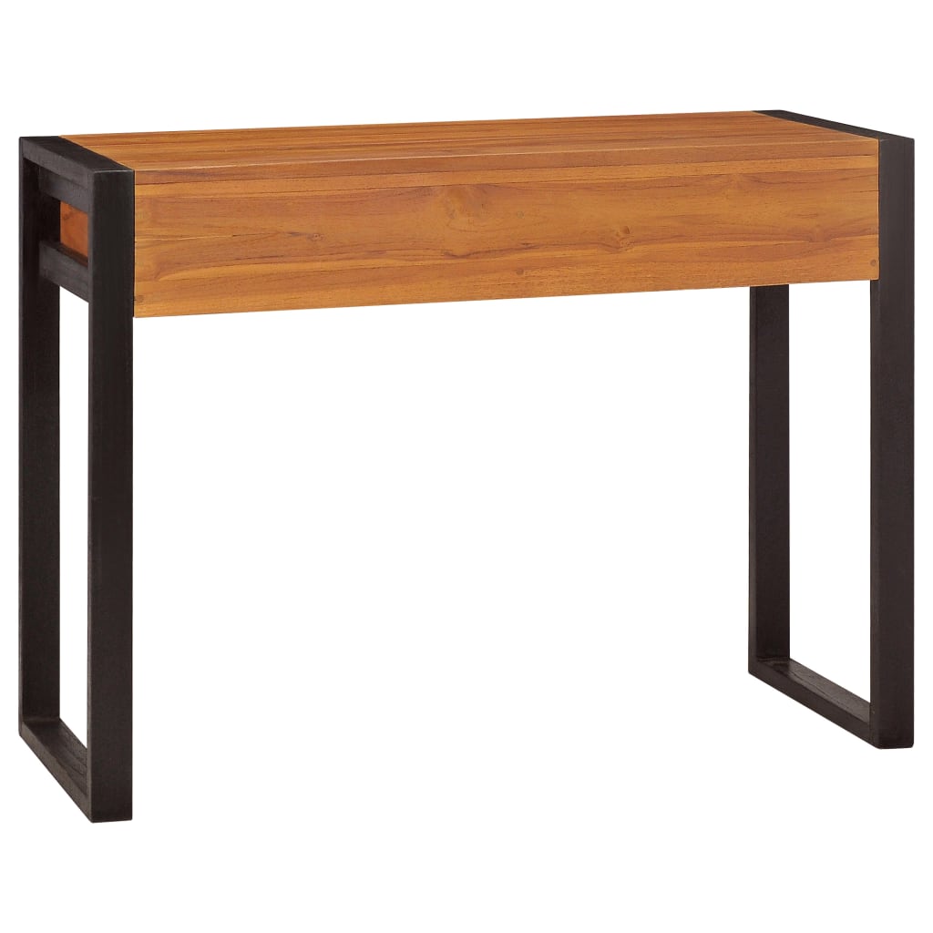 Bureau avec 2 tiroirs 100x40x75 cm Bois de teck - XIOS