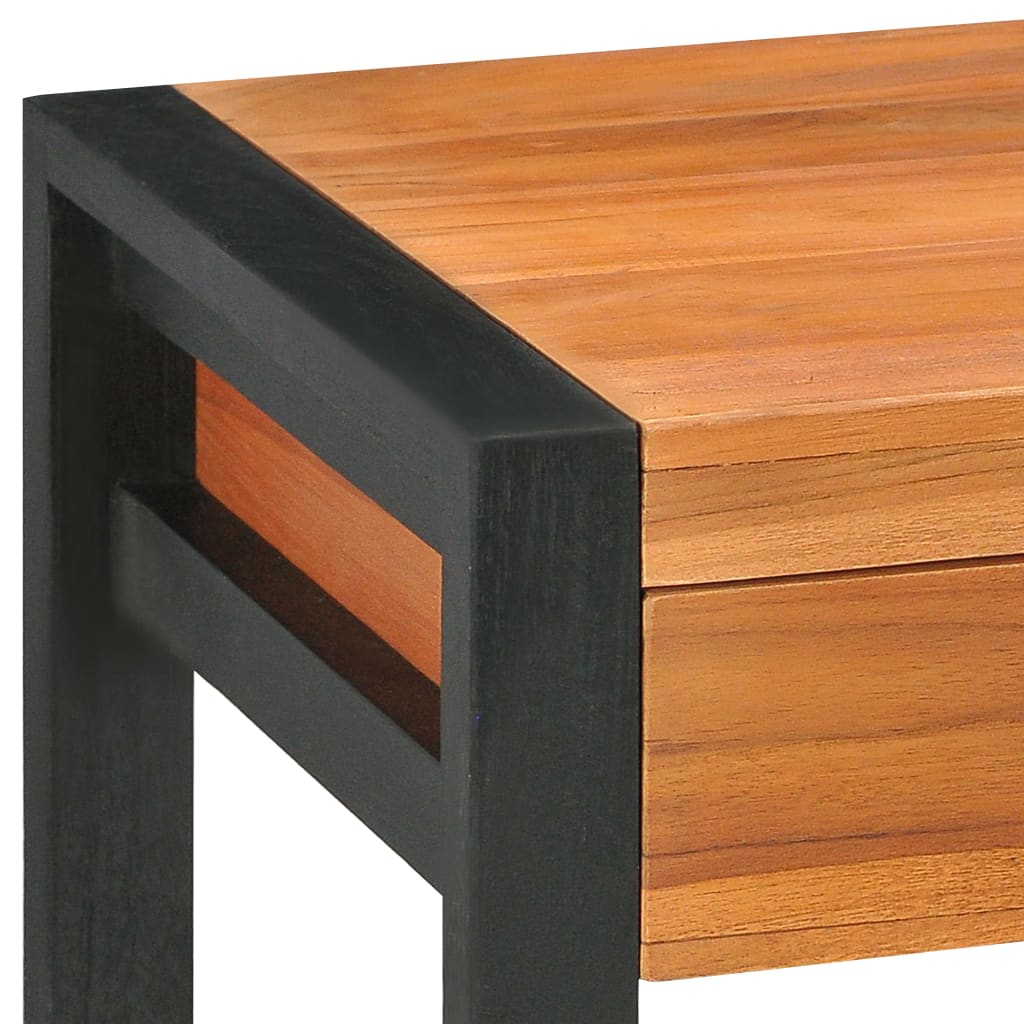 Bureau avec 2 tiroirs 100x40x75 cm Bois de teck - XIOS