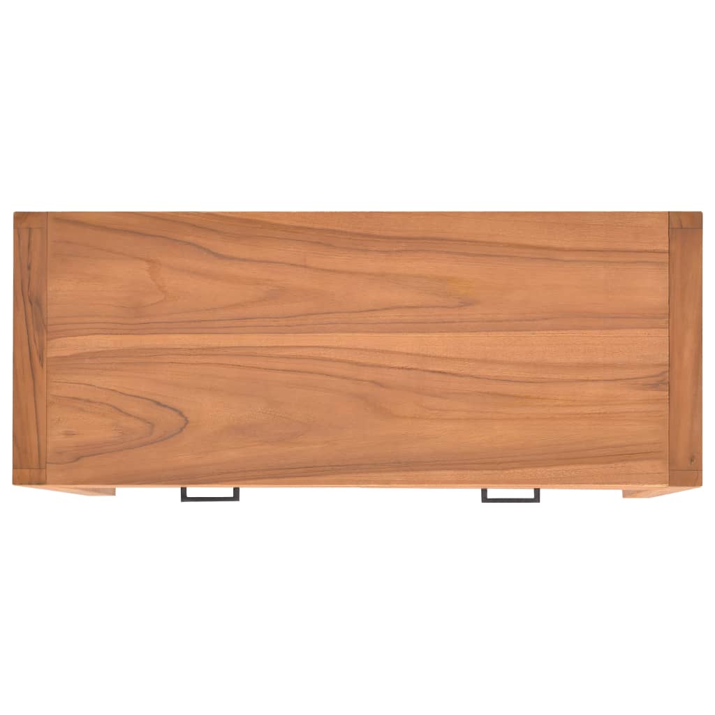 Bureau avec 2 tiroirs 100x40x75 cm Bois de teck - XIOS