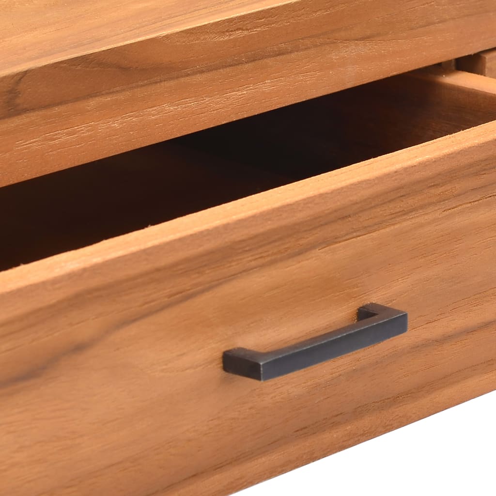 Bureau avec 2 tiroirs 100x40x75 cm Bois de teck - XIOS