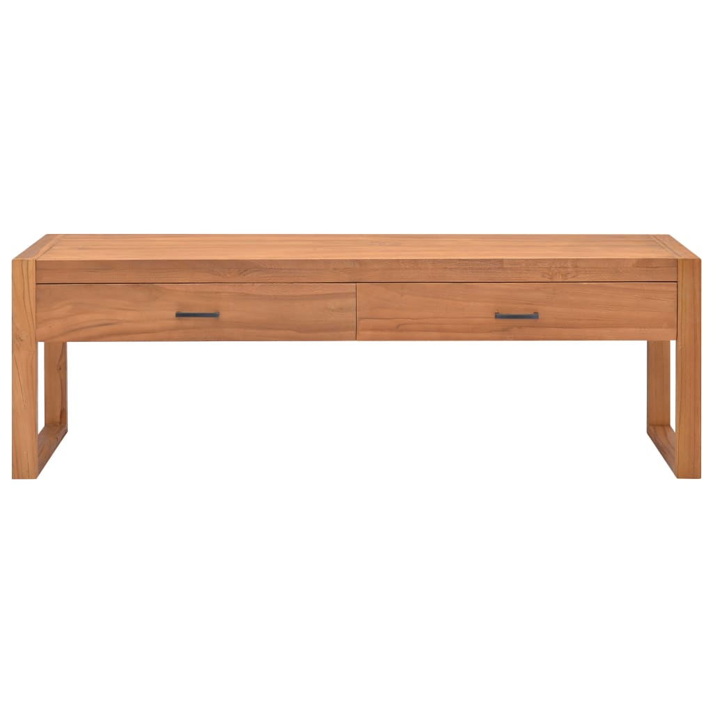 Meuble TV 140x40x45 cm Bois de teck - XIOS