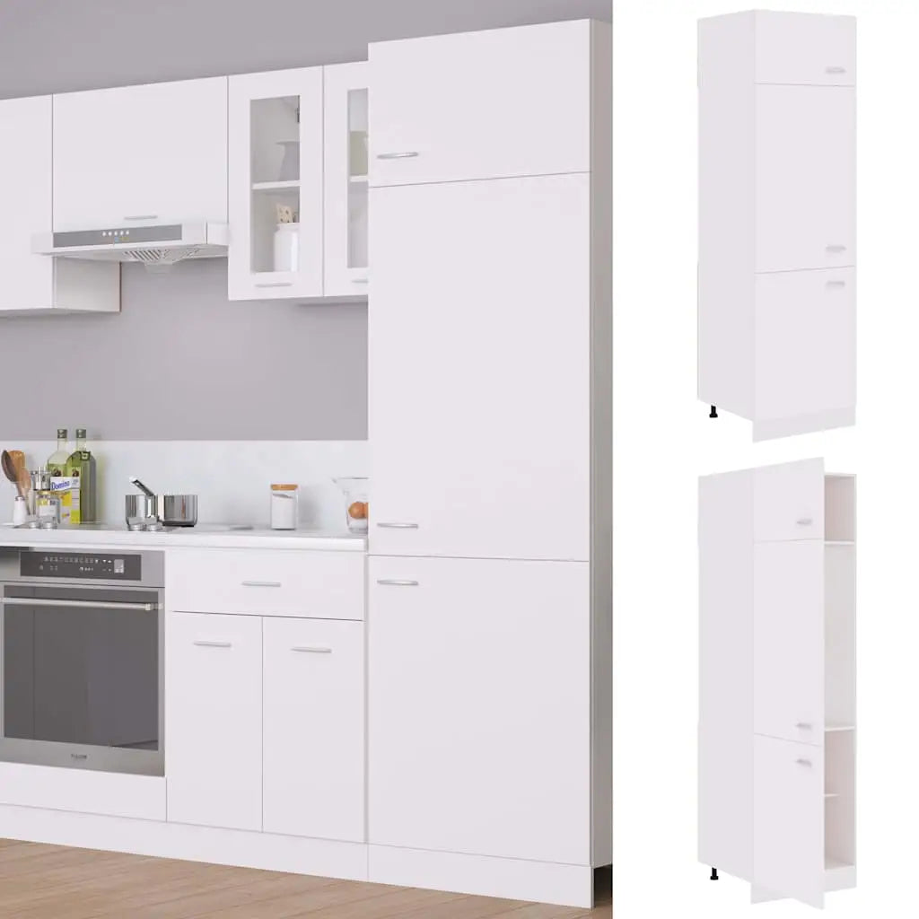 Armoire réfrigérée ’Lyon’ Blanc 60 x 57 x 207 cm Bois d’ingénierie - XIOS