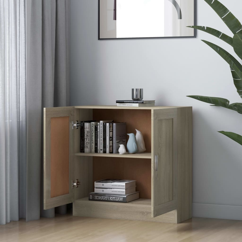 Bibliothèque Chêne sonoma 82,5x30,5x80 cm Bois d'ingénierie - XIOS