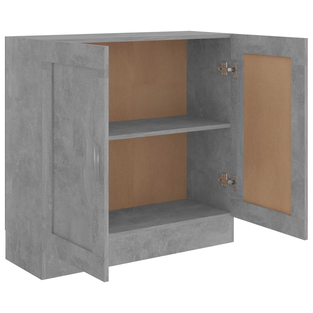 Bibliothèque Gris béton 82,5x30,5x80 cm Bois d'ingénierie - XIOS