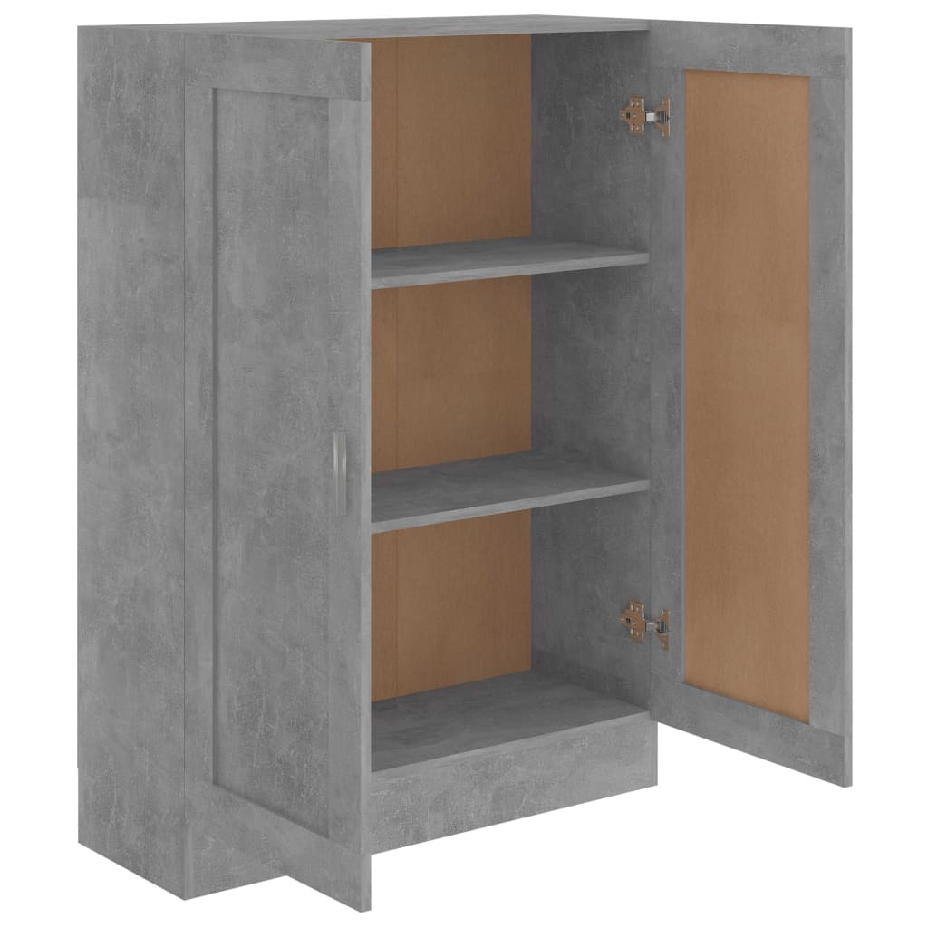 Bibliothèque Gris béton 82,5x30,5x115 cm Bois d'ingénierie - XIOS