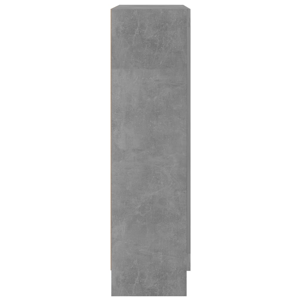 Bibliothèque Gris béton 82,5x30,5x115 cm Bois d'ingénierie - XIOS