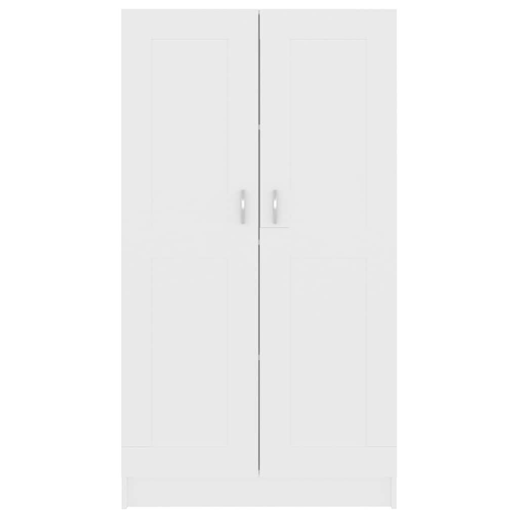 Bibliothèque Blanc 82,5x30,5x150 cm Bois d’ingénierie - XIOS
