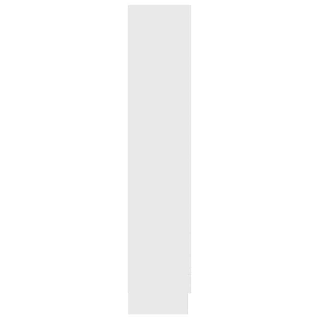 Bibliothèque Blanc 82,5x30,5x150 cm Bois d’ingénierie - XIOS