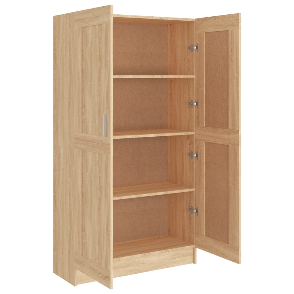 Bibliothèque Chêne sonoma 82,5x30,5x150 cm Bois d’ingénierie - XIOS