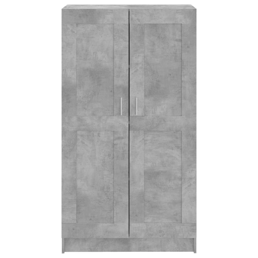 Bibliothèque Gris béton 82,5x30,5x150 cm Bois d’ingénierie - XIOS