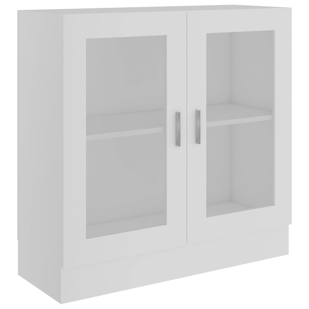 Armoire à vitrine Blanc 82,5x30,5x80 cm Bois d'ingénierie - XIOS
