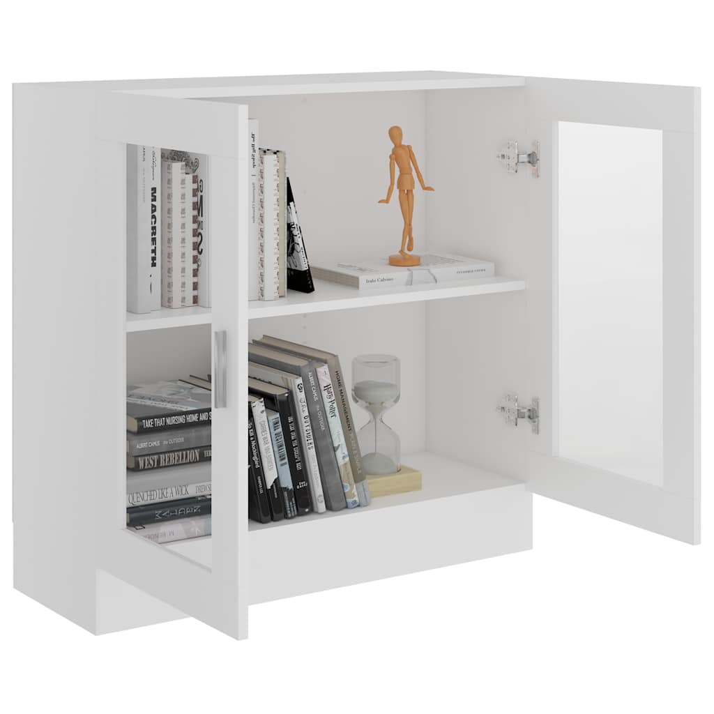 Armoire à vitrine Blanc 82,5x30,5x80 cm Bois d'ingénierie - XIOS