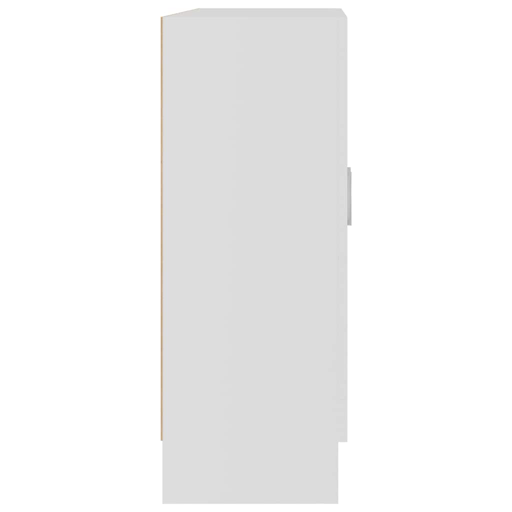 Armoire à vitrine Blanc 82,5x30,5x80 cm Bois d'ingénierie - XIOS