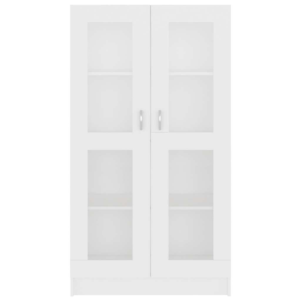 Armoire à vitrine Blanc 82,5x30,5x150 cm Bois d'ingénierie - XIOS