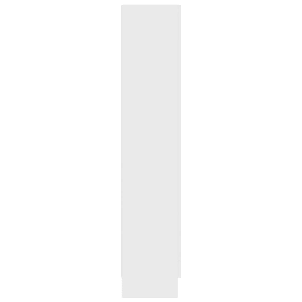 Armoire à vitrine Blanc 82,5x30,5x150 cm Bois d'ingénierie - XIOS