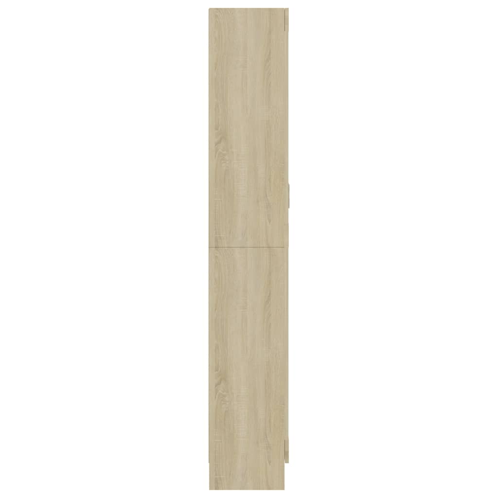 Armoire vitrine Chêne sonoma 82,5x30,5x185,5 cm Bois ingénierie - XIOS