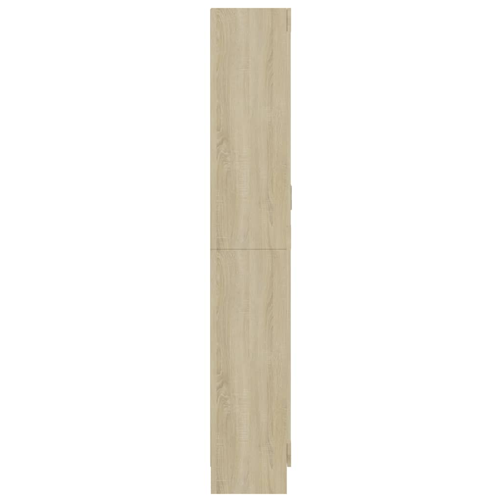Armoire vitrine Chêne sonoma 82,5x30,5x185 cm Bois ingénierie - XIOS