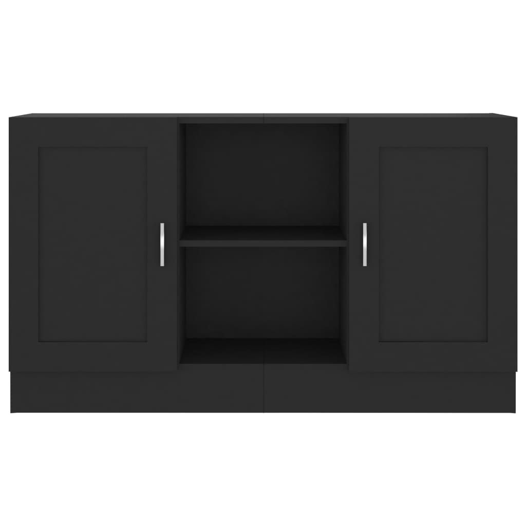 Buffet Noir 120x30,5x70 cm Bois d'ingénierie - XIOS