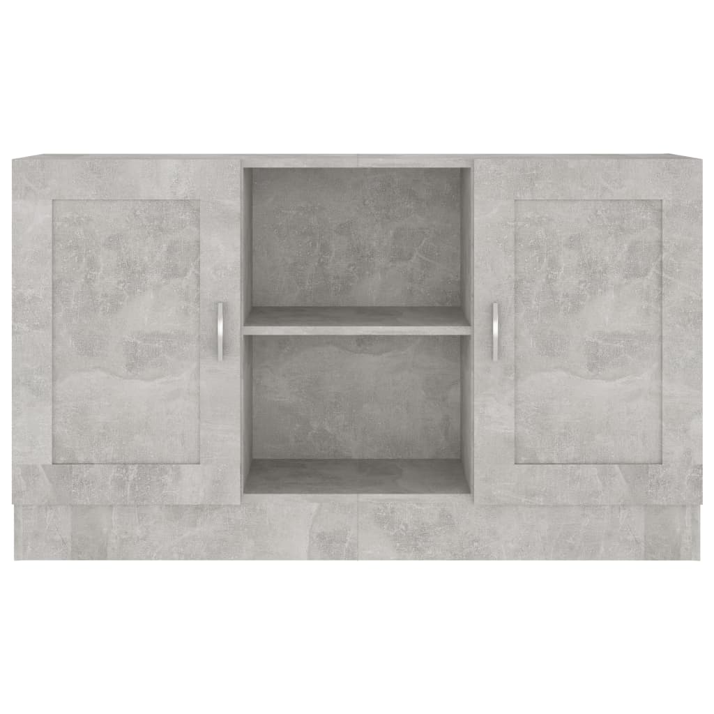 Buffet Gris béton 120x30,5x70 cm Bois d'ingénierie - XIOS