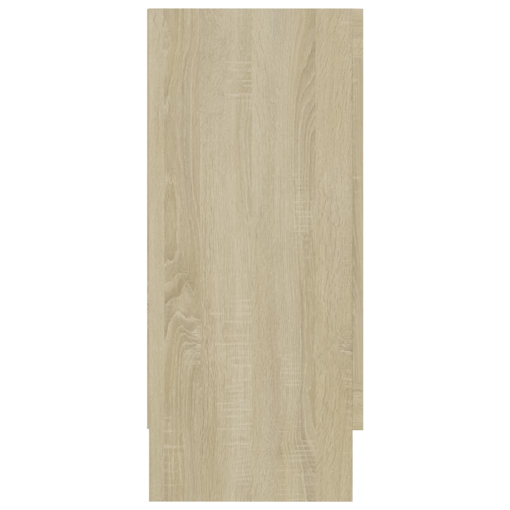 Armoire à vitrine Chêne sonoma 120x30,5x70 cm Bois d'ingénierie - XIOS