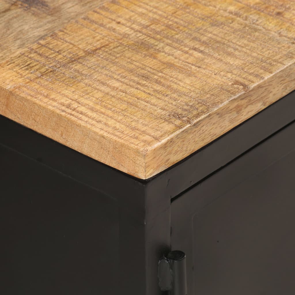 Table basse 90x50x37 cm Bois massif de manguier brut - XIOS