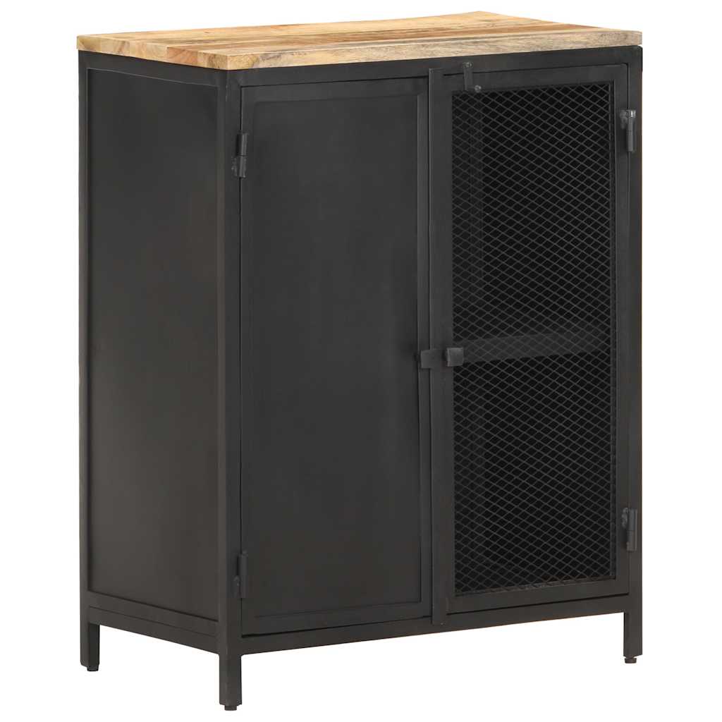 Buffet 60x35x78 cm Bois de manguier massif brut