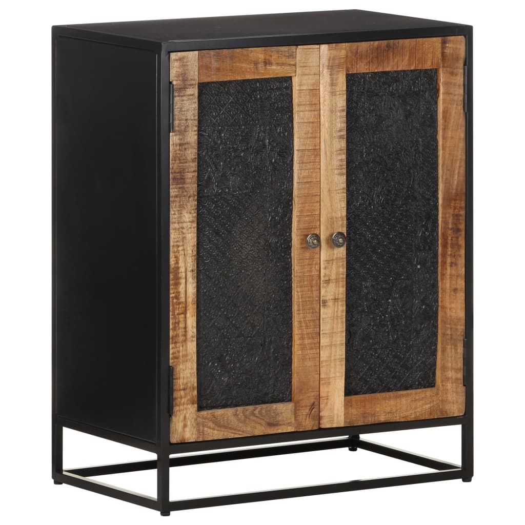 Buffet 60x35x75 cm Bois de manguier brut - XIOS