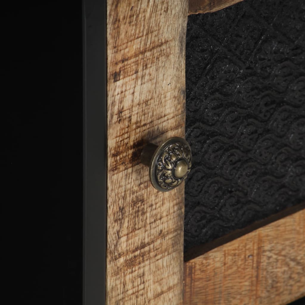 Table basse 90x50x35 cm Bois de manguier brut - XIOS