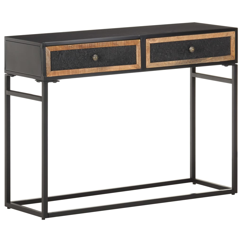 Table console 100x35x75 cm Bois de manguier massif - XIOS