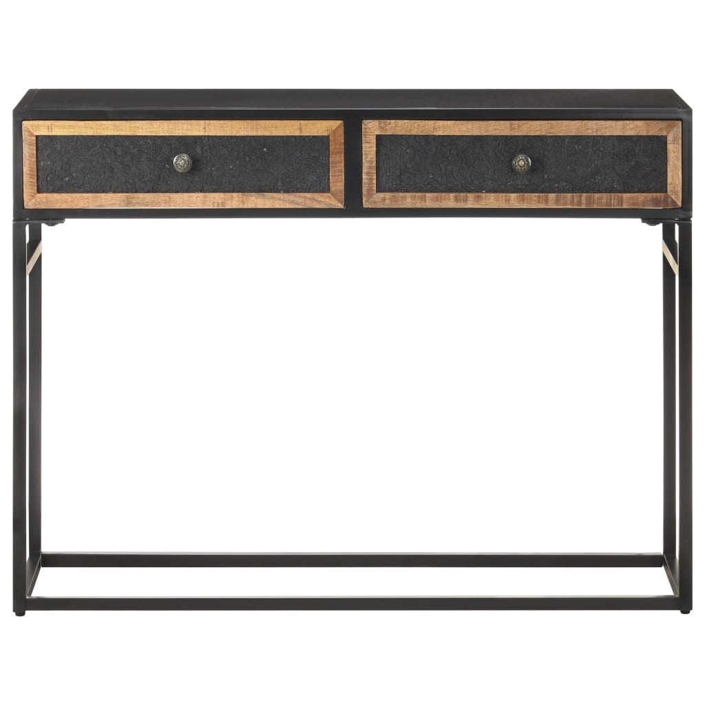 Table console 100x35x75 cm Bois de manguier massif - XIOS