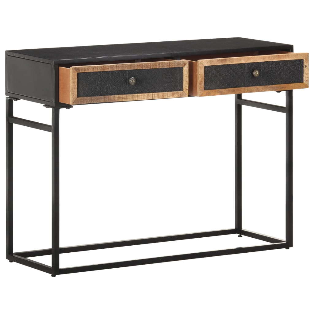 Table console 100x35x75 cm Bois de manguier massif - XIOS