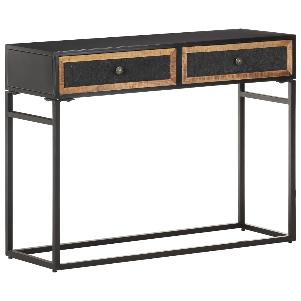 Table console 100x35x75 cm Bois de manguier massif - XIOS