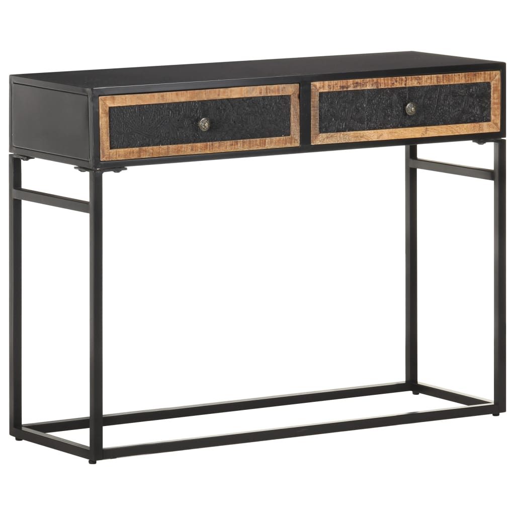 Table console 100x35x75 cm Bois de manguier massif - XIOS