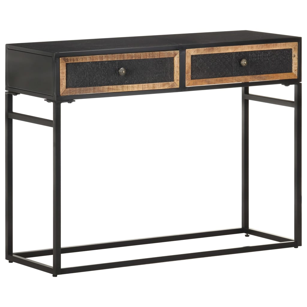 Table console 100x35x75 cm Bois de manguier massif - XIOS