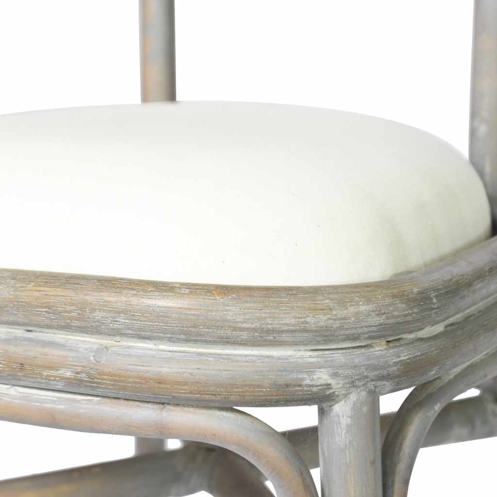 Chaises à manger lot de 2 gris Lin - XIOS