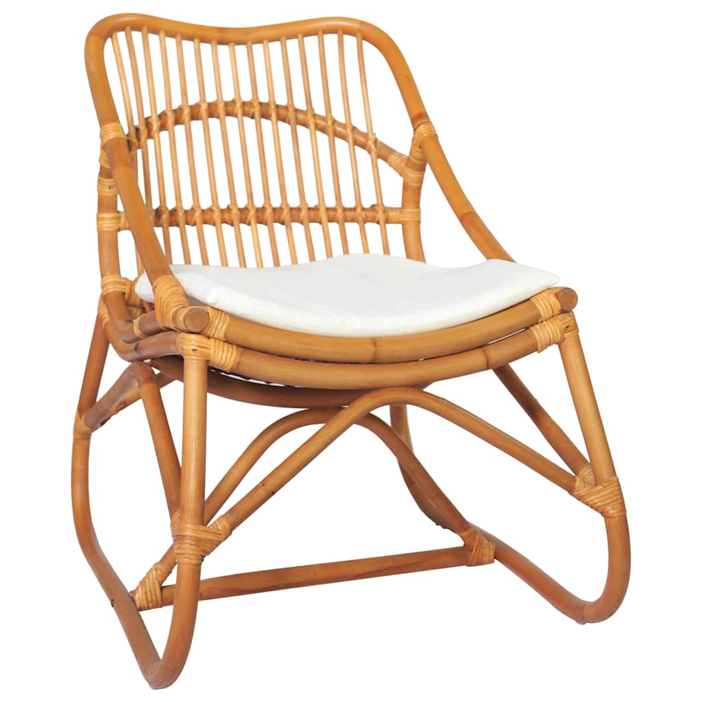 Chaise en rotin Marron clair Lin - XIOS