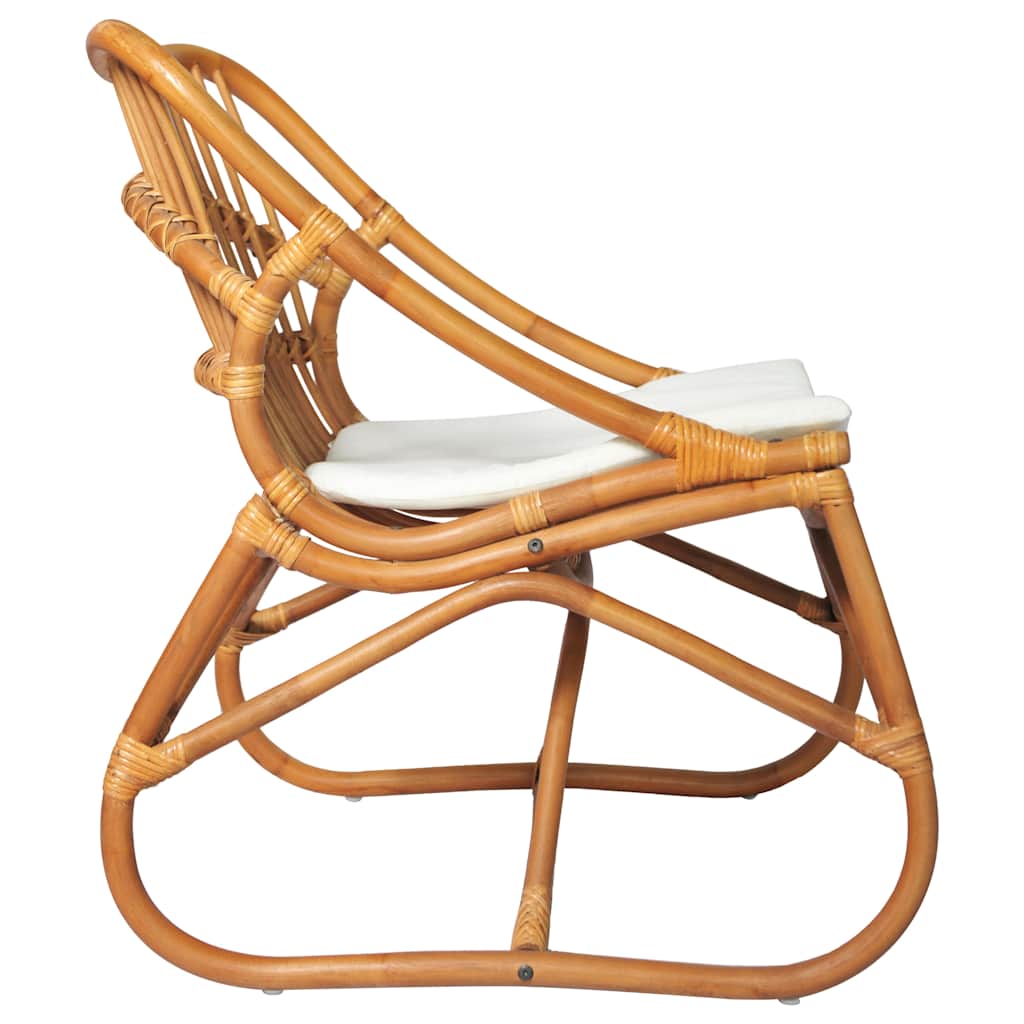 Chaise en rotin Marron clair Lin - XIOS